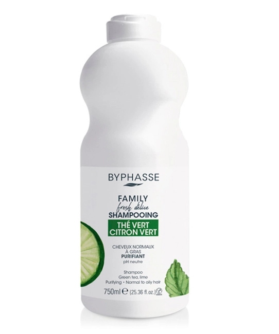 BYPHASSE Шампунь для волос склонных к жирности FAMILY, 750мл