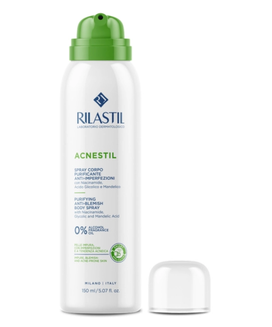 Rilastil Очищающий спрей-лосьон для тела для проблемной кожи Acnestil, 150 (1)
