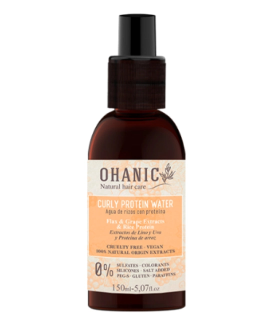 OHANIC OHANIC Спрей- вода для кудрей с экстрактом белка льна, винограда и риса Curly Protein Water, 150 мл, 150мл