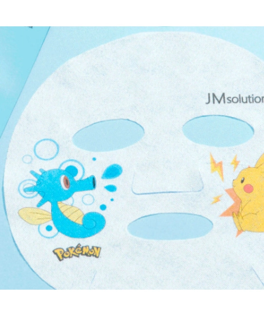 JM Solution Маска тканевая для интенсивного увлажнения с пантенолом Stamp In Panthenol Mask X Pokemon HORSEA, 30мл (2)