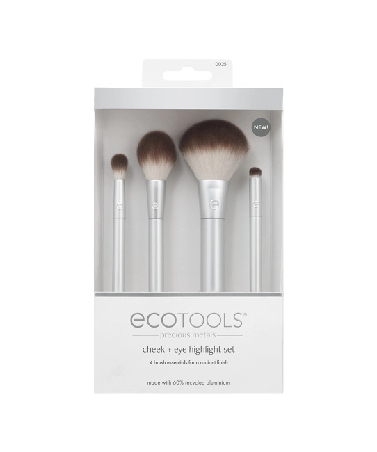 EcoTools Набор кистей для макияжа Precious Metals, 4шт (3)
