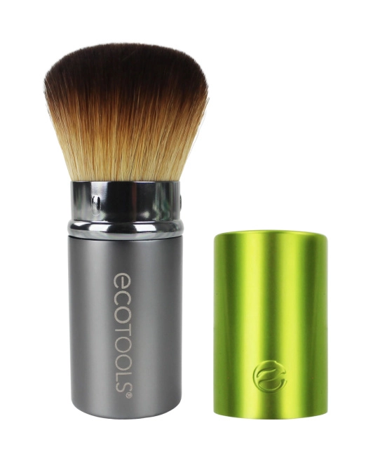 EcoTools Кисть для макияжа компактная выдвижная, 1шт