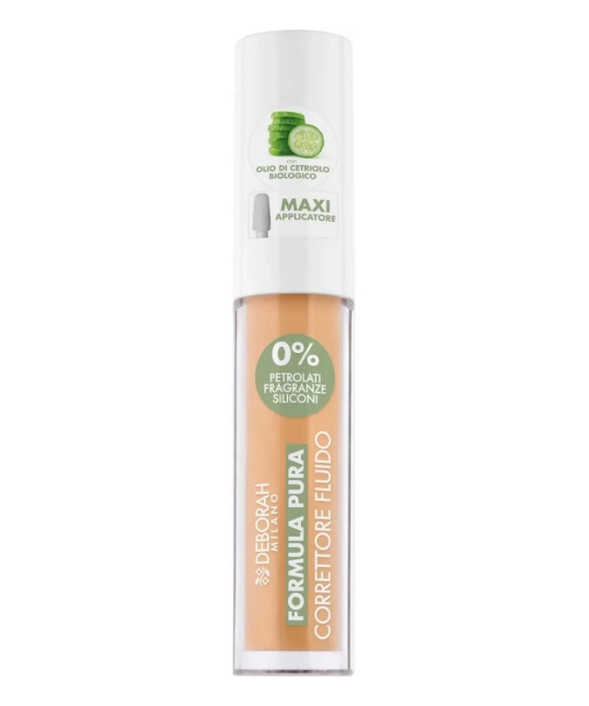 Deborah Milano Консилер жидкий FORMULA PURA FLUID CONCEALER, тон: 02 Бежевый, 4.98мл (1)