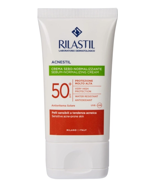 Rilastil Себо-нормализующий крем для кожи склонной к акне SPF 50+, 40мл