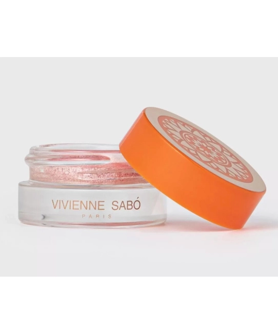 Vivienne Sabo Тени-пигмент для век сияющие Francafrique, тон 01: холодный розовый металлик, 3г (2)
