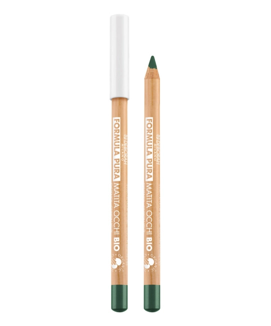 Deborah Milano Карандаш для глаз FORMULA PURA ORGANIC EYE PENCIL, тон: 04 Зеленый, 1.2г