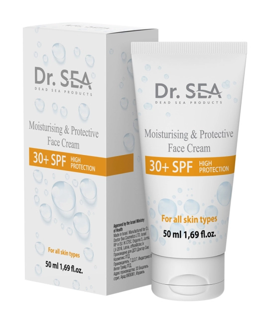 Dr.Sea Увлажняющий и защитный крем SPF 30+, 50мл (3)