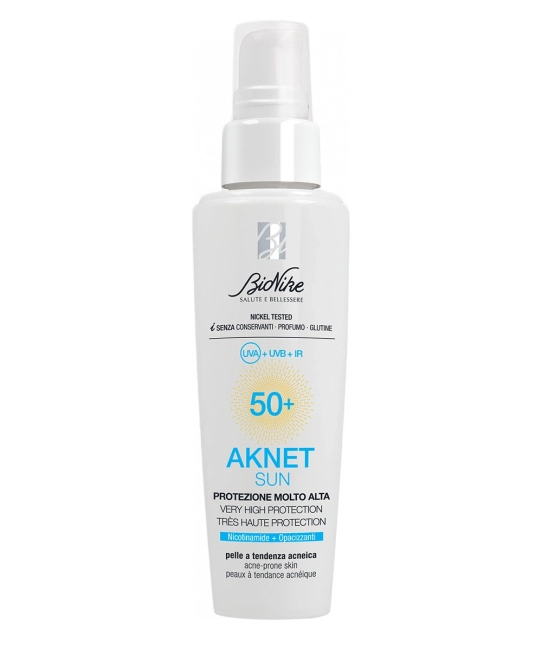 BioNike Крем для лица солнцезащитный AKNET SPF SUN 50+, 50мл