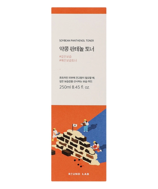 Round Lab ROUND LAB Восстанавливающий тоник для лица SOYBEAN PANTHENOL TONER, 250 мл, 250мл (2)