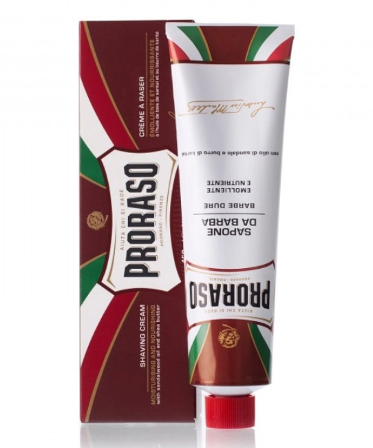 PRORASO Крем для бритья питательный с маслом сандала и маслом ши, 150