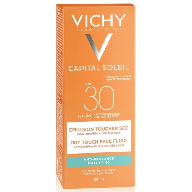 VICHY Солнцезащитная матирующая эмульсия для лица SPF 30, 50мл (2)