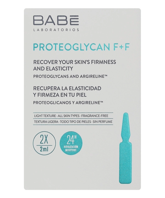 BABE Laboratorios Концентрат PROTEOGLYCAN F+F для эластичности и упругости кожи с лифтинг эффектом, 2x2 мл, 4мл (1)