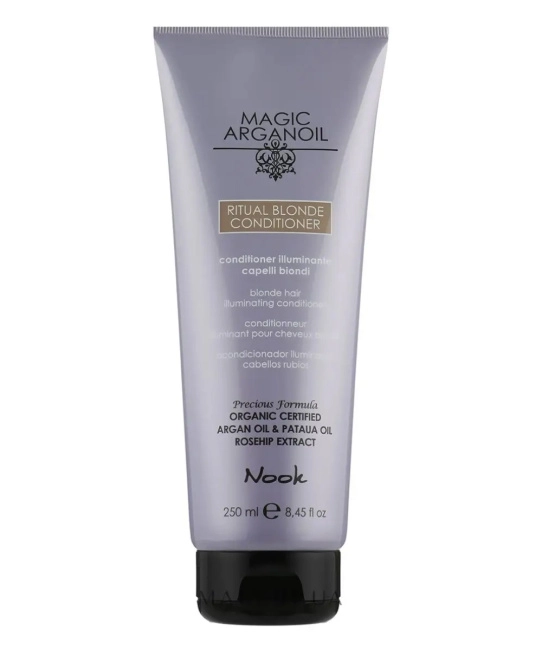 NOOK Кондиционер для светлых и обесцвеченных волос Магия Арганы Nook MAGIC ARGANOIL BLONDE STORY CONDITIONER blonde and bleached hair, 250мл