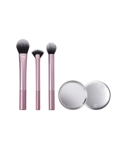 Real Techniques Набор кистей для макияжа Love IRL Perfect Finish, 4шт (1)