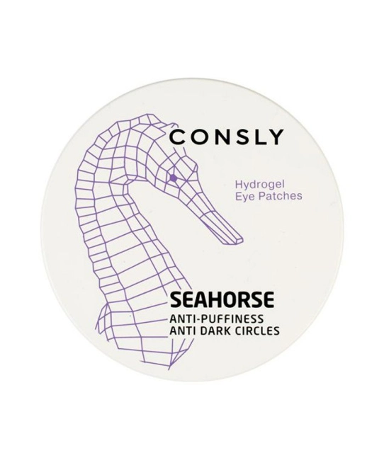 Consly Гидрогелевые патчи для области вокруг глаз с экстрактом морского конька, 60шт