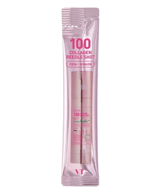 VT COSMETICS VT COSMETICS Бустер-сыворотка с микроиглами и коллагеном 100 Collagen Reedle Shot (розовая) 2 мл, 2