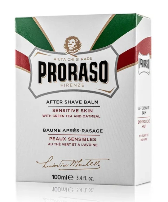 PRORASO Бальзам после бритья для чувствительной кожи с зеленым чаем и овсом, 100 (1)