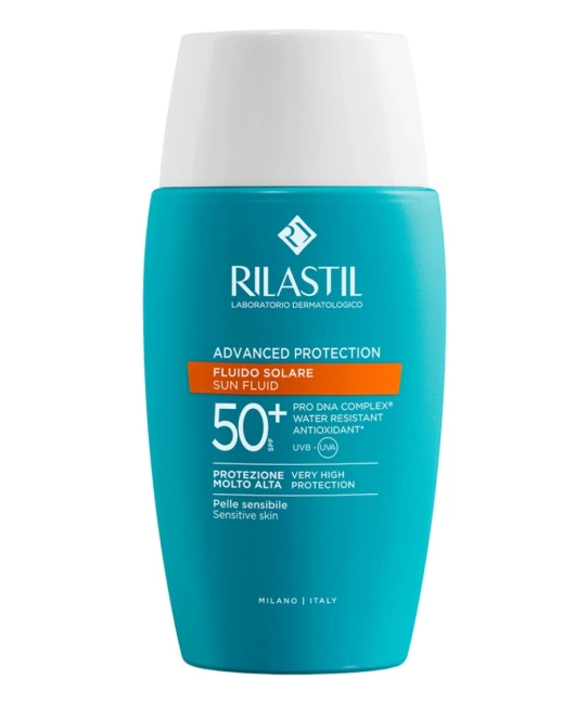 Rilastil Rilastil Флюид солнцезащитный водостойкий SPF 50+ ADVANCED PROTECTION, 50 мл, 50мл