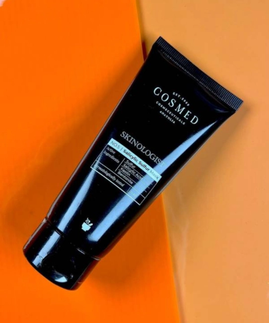 Cosmed Маска косметическая с серой и салициловой кислотой SKINOLOGIST SALICYLIC SULFUR MASK, 75мл (2)