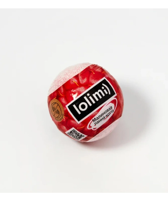 LOLIMI Бомба для ванн Lolimi)  "Малиновая панна-котта", 135шт (2)