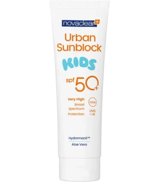 NovaClear Крем солнцезащитный для детей SPF50+, 125мл