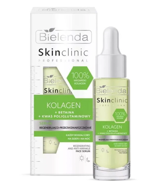 Bielenda Сыворотка регенерирующая и против морщин SKIN CLINIC PROFESSIONAL KOLAGEN, 30мл (1)