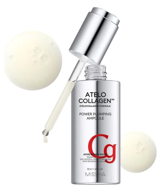 MISSHA Сыворотка для лица с коллагеном Atelo Collagen 500 Power Plumping Ampoule, 50мл (1)