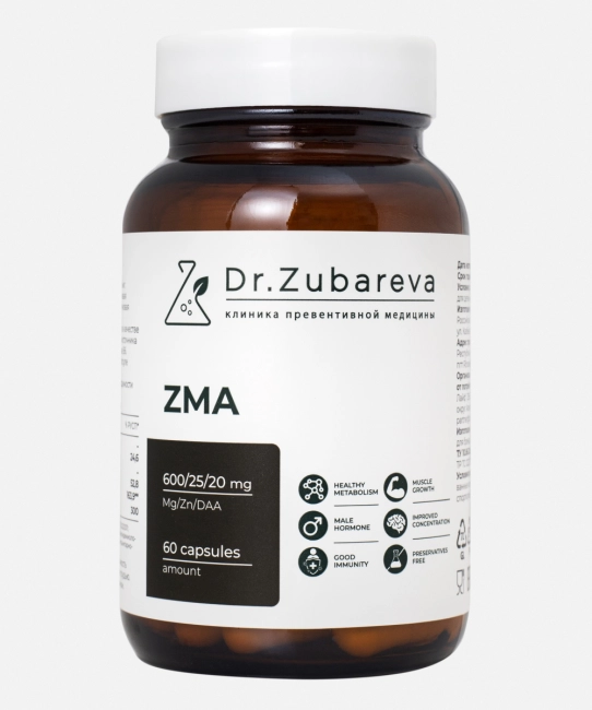 Dr. Zubareva ZMA, 60 капсул, 290г (1)