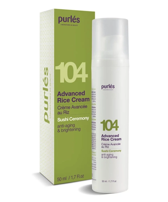 Purles Рисовый крем для лица  "Омоложение и осветление" 104, 50мл