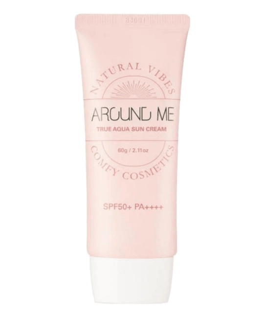WELCOS Солнцезащитный крем Around Me True Aqua Sun Cream, 60мл