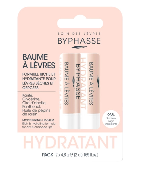 BYPHASSE Бальзам для губ увлажняющий, 9.6г