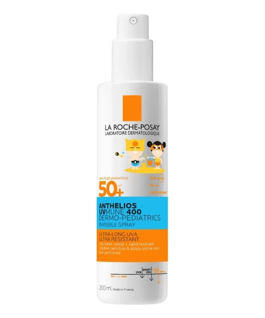 La Roche-Posay Спрей детский солцезащитный для лица и тела Anthelios UVMune 400 Dermo-pediatrics SPF50+, 200мл