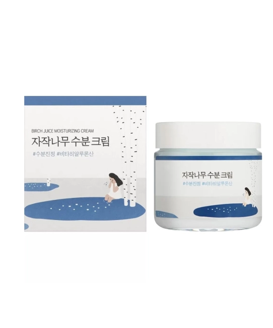Round Lab Крем для лица увлажняющий BIRCH JUICE MOISTURIZING CREAM, 80мл (2)
