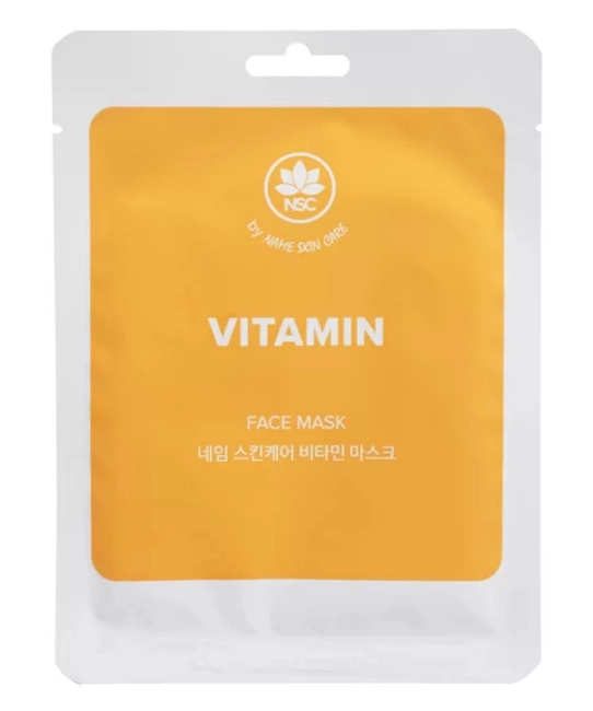 NAME SKIN CARE NAME SKIN CARE Маска тканевая для лица с Витаминами, 22 г, 22мл