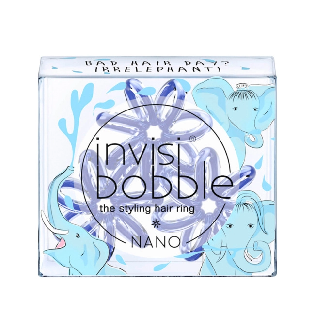 INVISIBOBBLE Резинка-браслет для волос NANO Bad Hair Day? Irrelephant!, 3шт