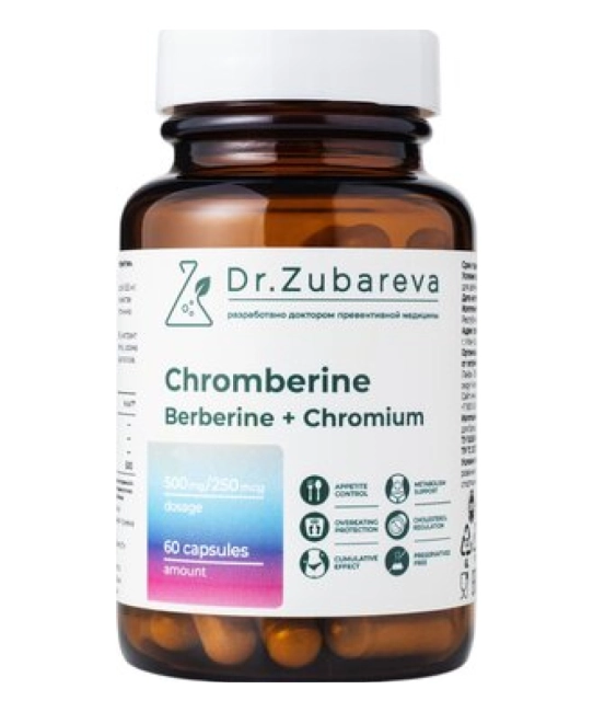 Dr. Zubareva Хромберин, 60 капсул, 170г (1)