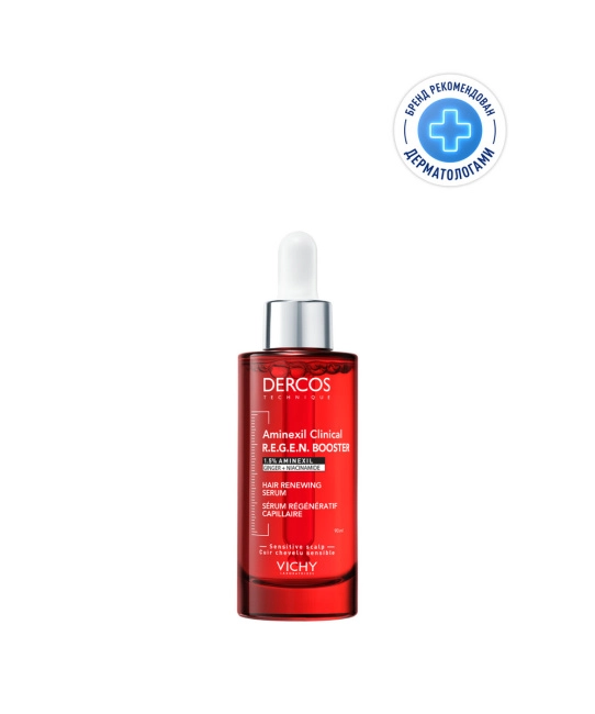 VICHY VICHY Сыворотка для укрепления и роста волос Aminexil Clinical R.E.G.E.N. BOOSTER DERCOS Technique, 90 мл, 90мл (1)