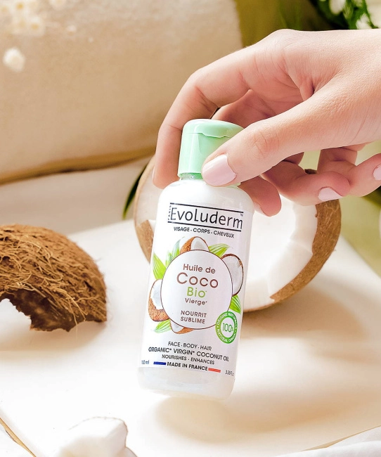 Evoluderm Органическое кокосовое масло, 100мл (2)