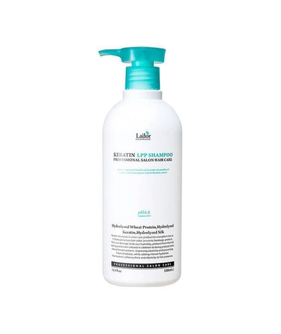 Lador Беcсульфатный шампунь для волос с кератином Keratin LPP Shampoo, 530мл