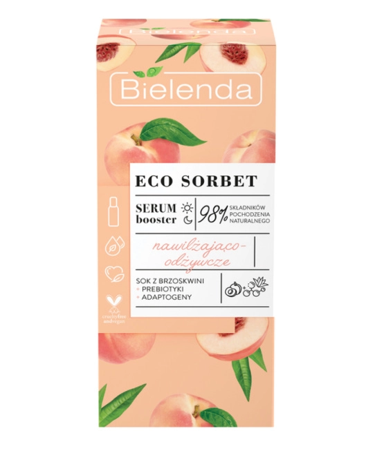 Bielenda Сыворотка-усилитель увлажнение и питание ECO SORBET Peach, 30мл (2)