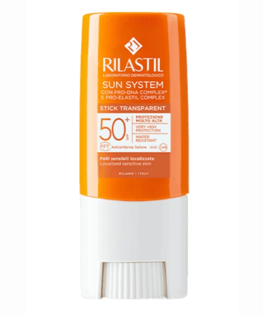 Rilastil Прозрачный стик для чувствительных зон SPF 50+ , 8.5мл