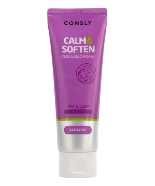 Consly Пенка для умывания успокаивающая с азуленом, 120мл
