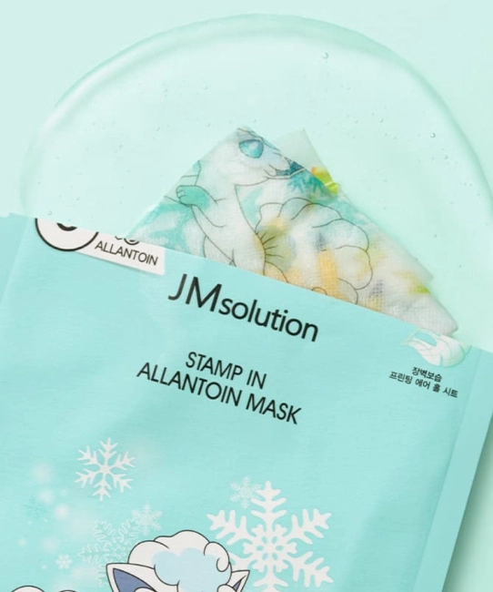 JM Solution Маска тканевая увлажняющая с аллантоином  Allantoin Mask X Pokemon VULPIX, 30мл (1)