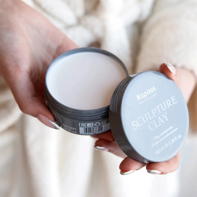 Kapous Глина для укладки волос нормальной фиксации, 100мл (1)