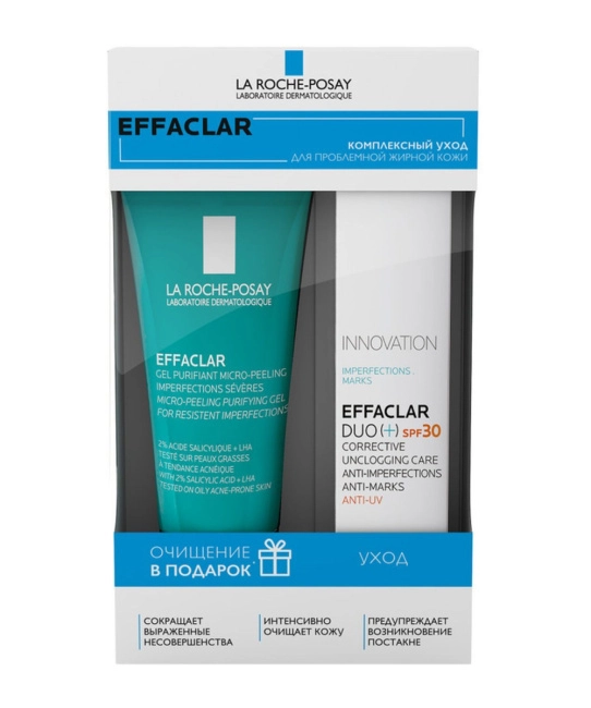 La Roche-Posay Набор для проблемной кожи лица Effaclar, 1уп