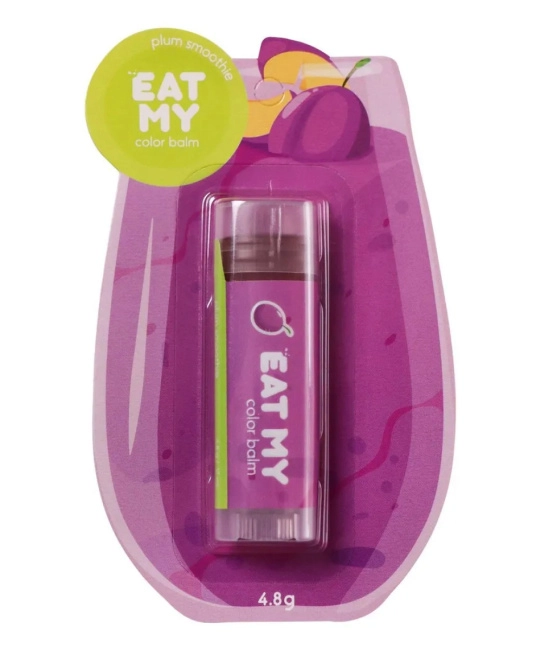 EAT MY Оттеночный бальзам для губ "Сливовый смузи", 4.8г