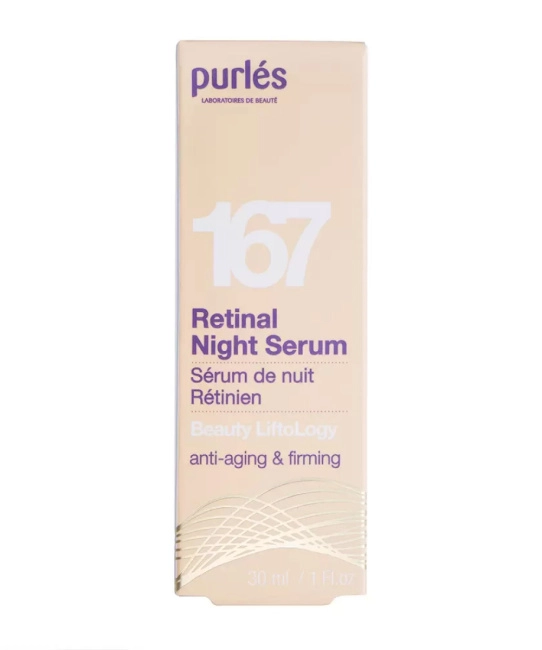Purles 167 Ночная сыворотка для лица, шеи и декольте Retinal Night Serum, 301шт (2)