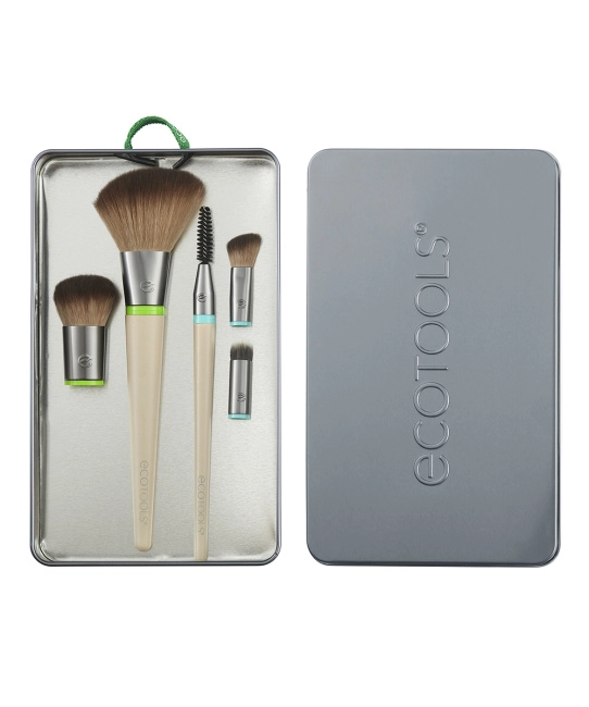 EcoTools Набор кистей для макияжа (5 сменных насадок и 2 ручки) Interchangeables, 7шт (2)