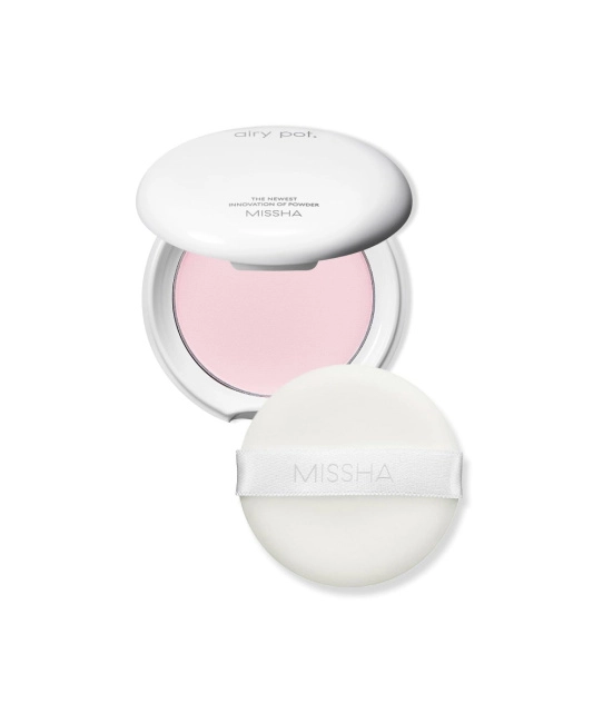 MISSHA Компактная пудра для лица Airy Pot Pressed Powder Pink, 5г (1)