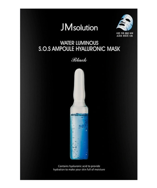 JM Solution Увлажняющая маска для лица Water Luminous S.O.S Ampoule Hyaluronic Mask Plus, 30мл